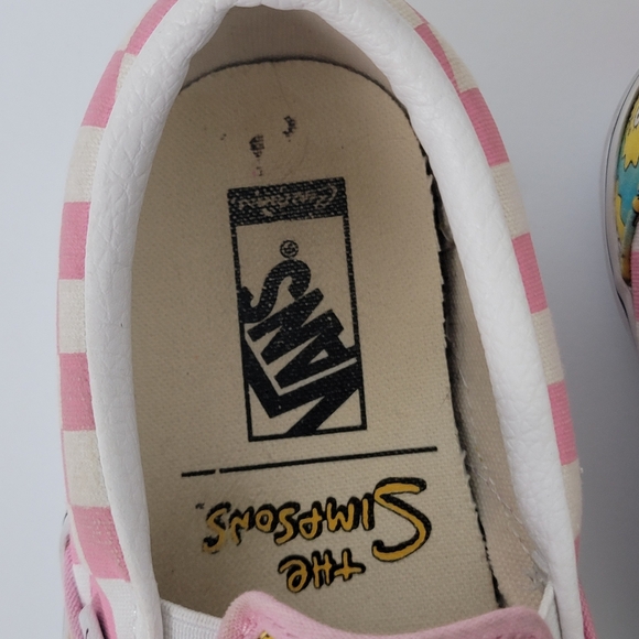 Vans The Simpsons Collaboration Limited Release Lisa Simpson Slip On Shoe W 7 - Picture 13 of 15